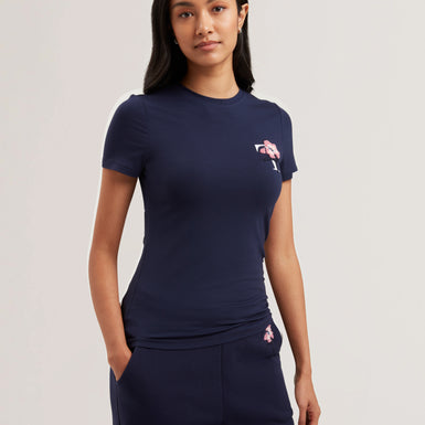 Women's CARNELA-Embroidered Logo Short Sleeve