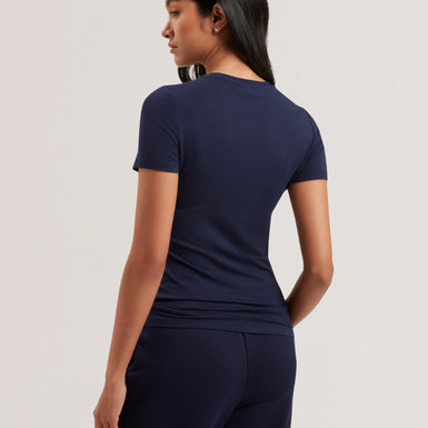 Women's CARNELA-Embroidered Logo Short Sleeve