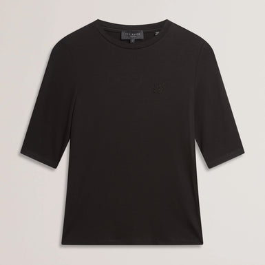 Womens CASY-Fitted Half Sleeve Chest Brande