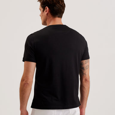 Men's Tessman-Ss Box Printed T-Shirt Black