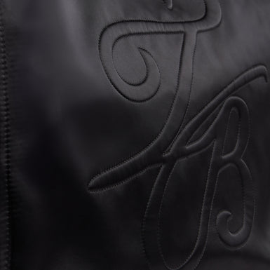 Women's HALSEA-TB Script Padded Nylon Medium Black