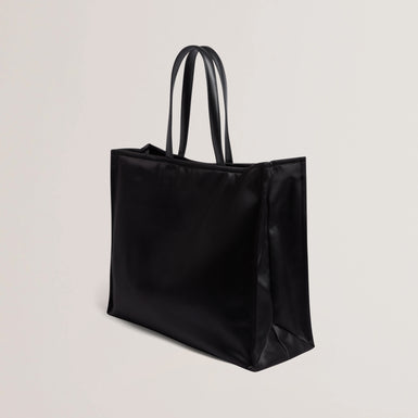 Women's HALSEA-TB Script Padded Nylon Medium Black