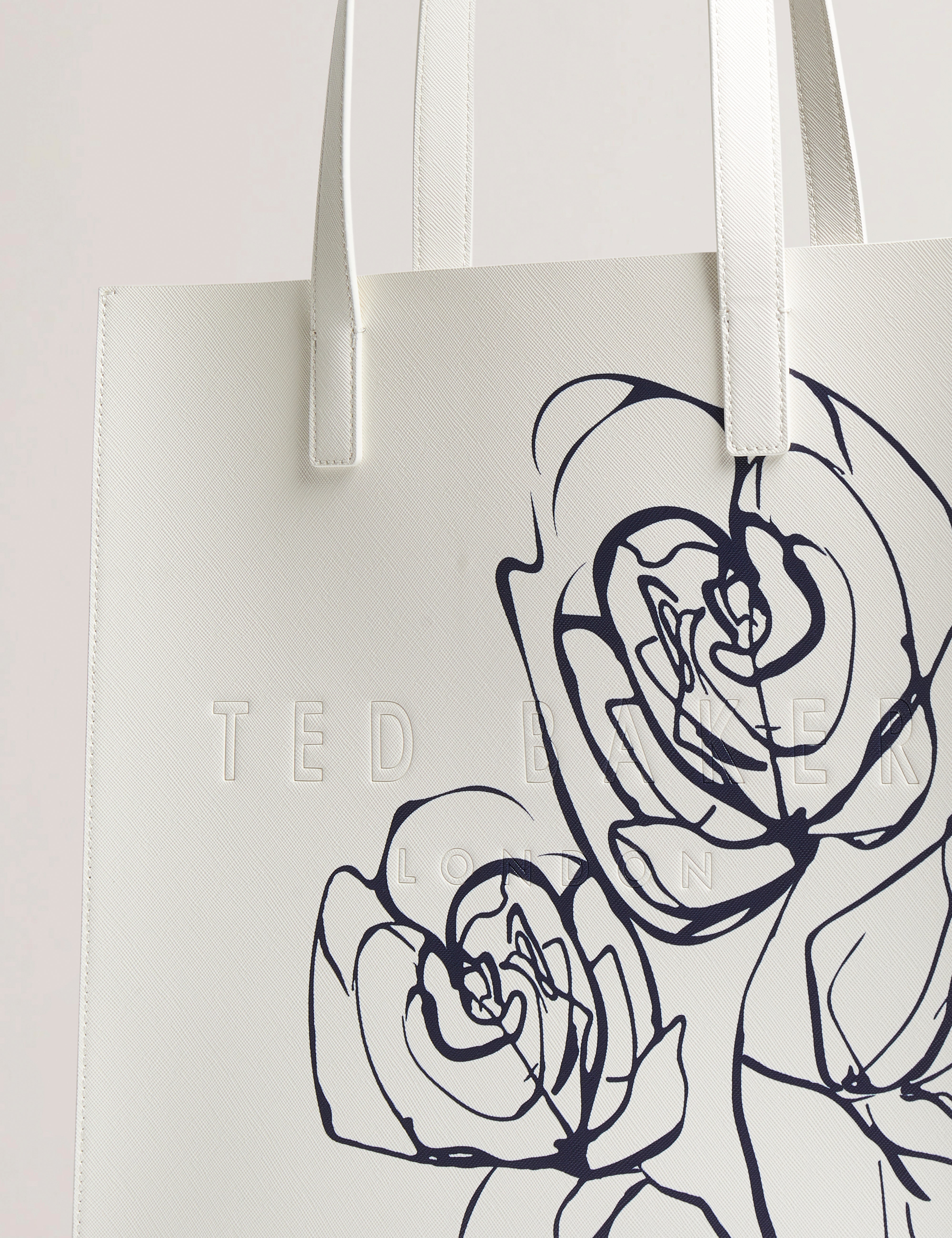 Women's ALIMCON-Linear Rose Large Icon Bag Cream