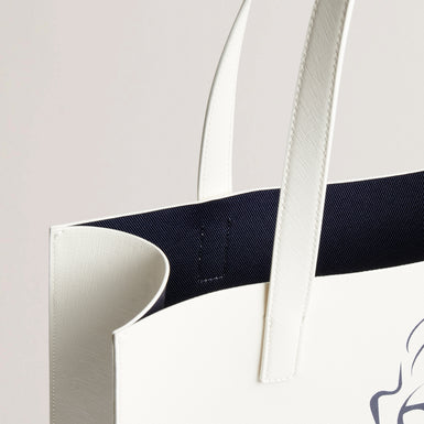 Women's ALIMCON-Linear Rose Large Icon Bag Cream