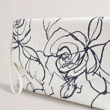 Women's ALMIKON-Linear Rose Pouch Cream