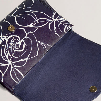 Women's ALMIKON-Linear Rose Pouch Navy