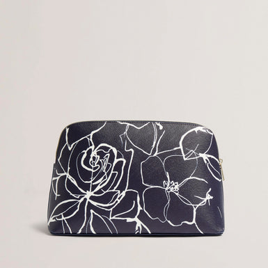 Women's ALIUMI-Linear Rose Large Washbag Navy