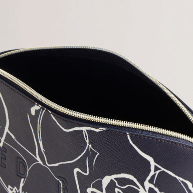 Women's ALIUMI-Linear Rose Large Washbag Navy