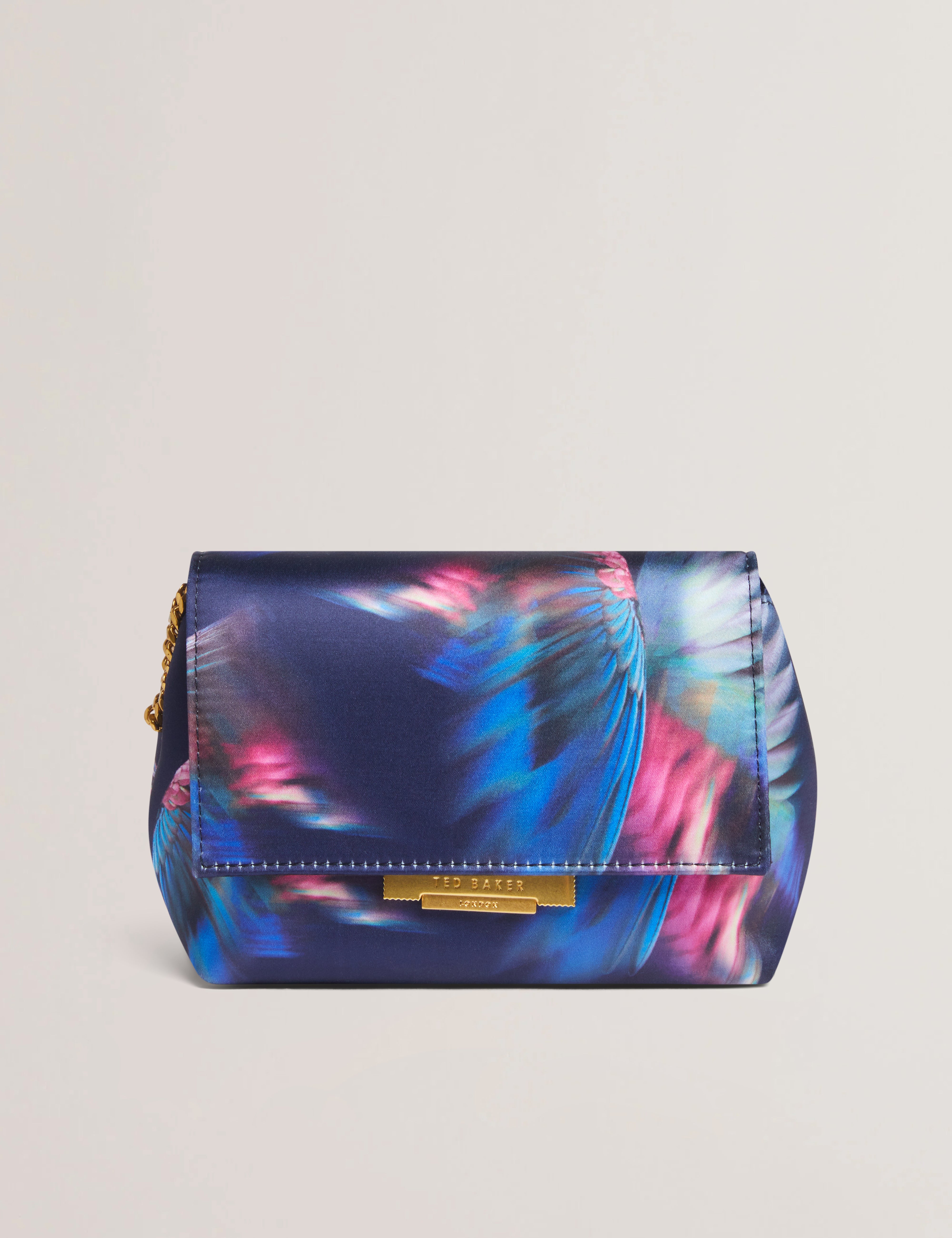 Women's LIBBEA-Feather Print Crossbody bag Navy
