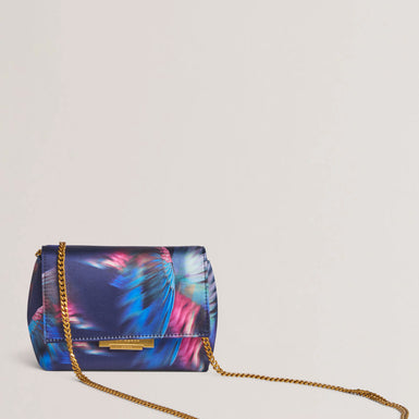 Women's LIBBEA-Feather Print Crossbody bag Navy
