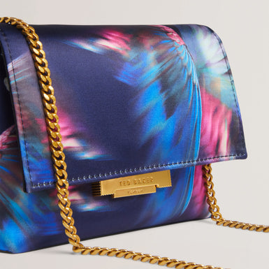 Women's LIBBEA-Feather Print Crossbody bag Navy