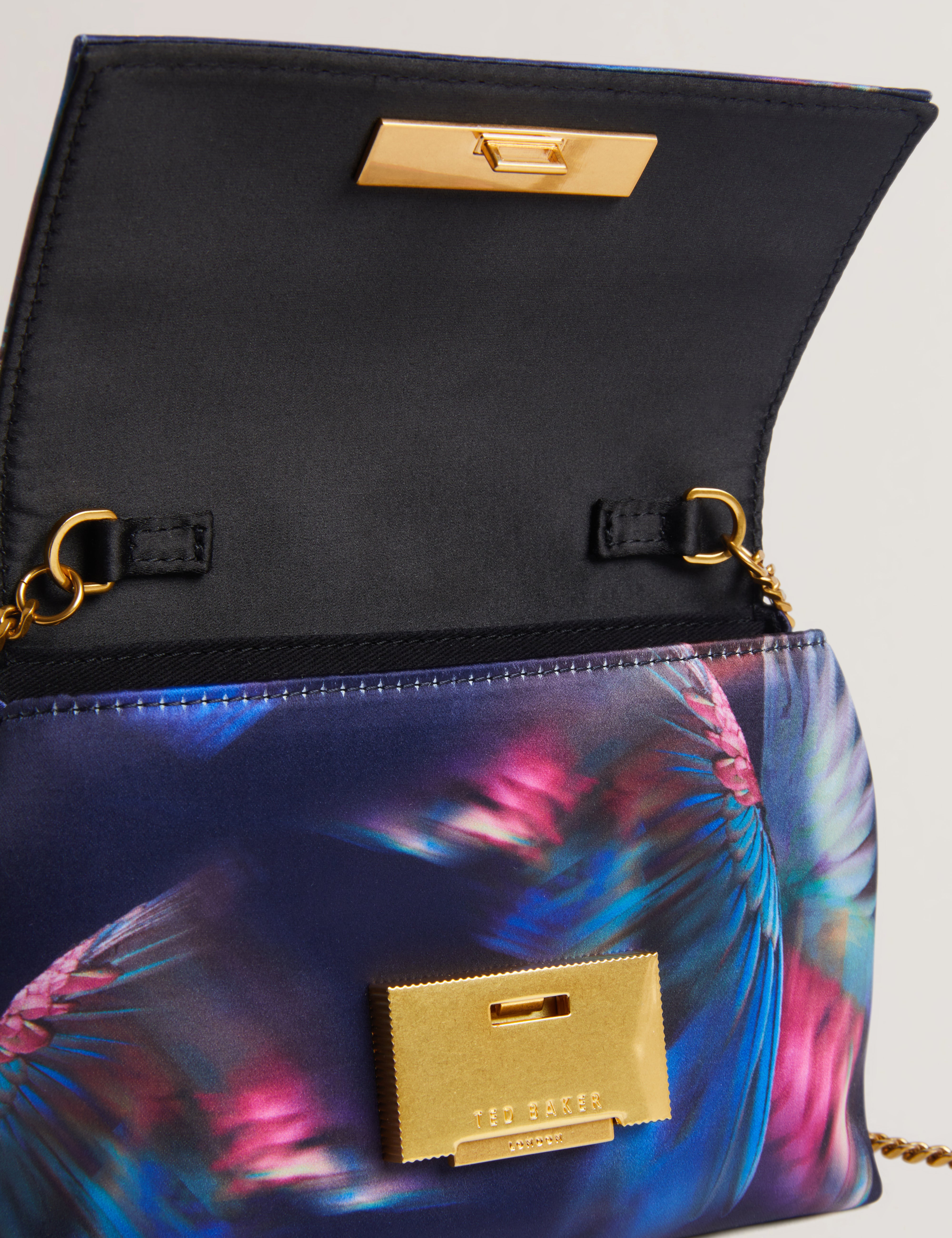 Women's LIBBEA-Feather Print Crossbody bag Navy