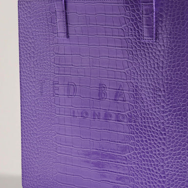 Women's CROCCON-Croc Effect Large Icon Bag