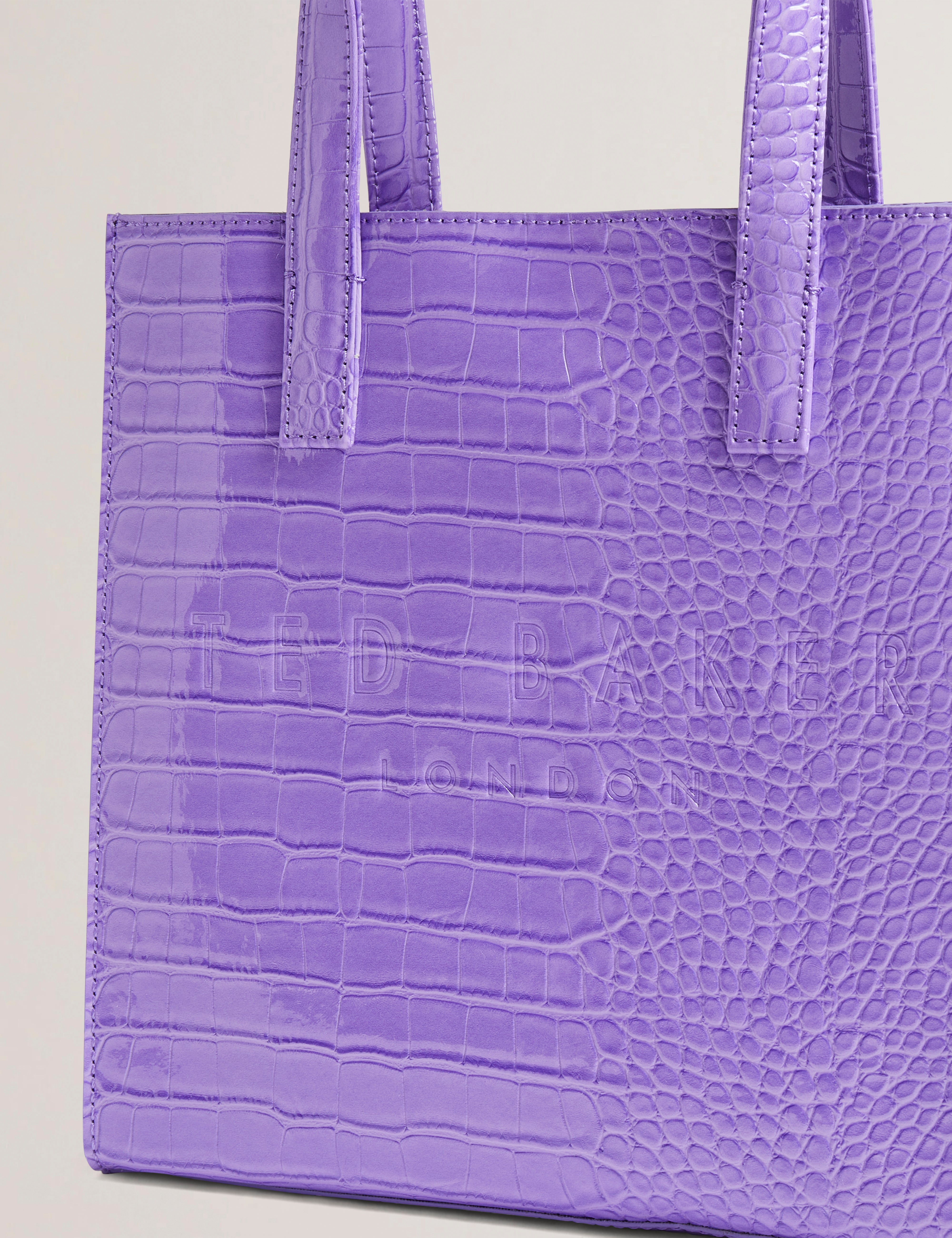 Women's REPTCON-Croc Effect Small Icon Bag