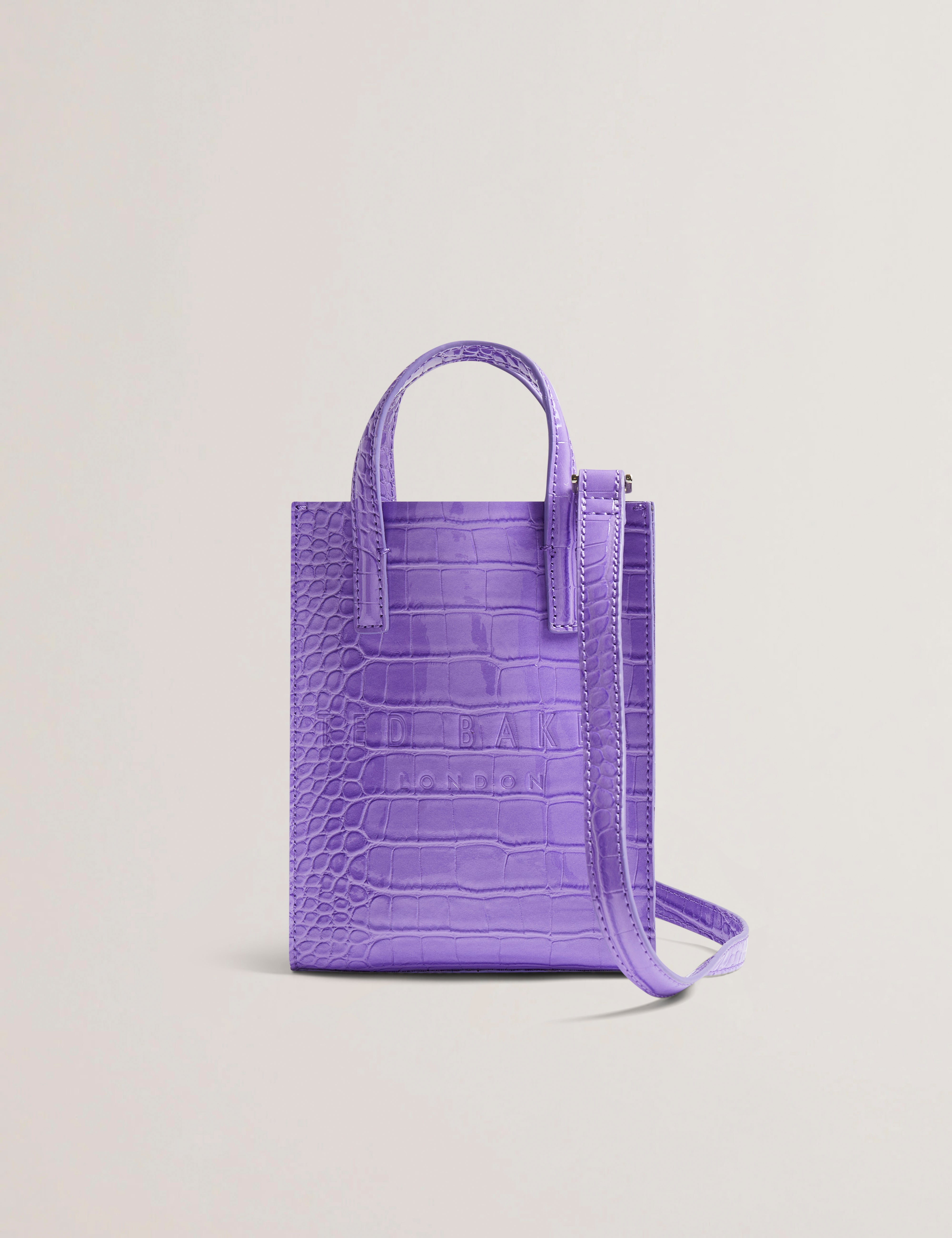 Women's GATOCON-Croc Effect Mini Icon Bag