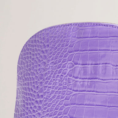 Women's CROCALA-Croc Effect Makeup Bag