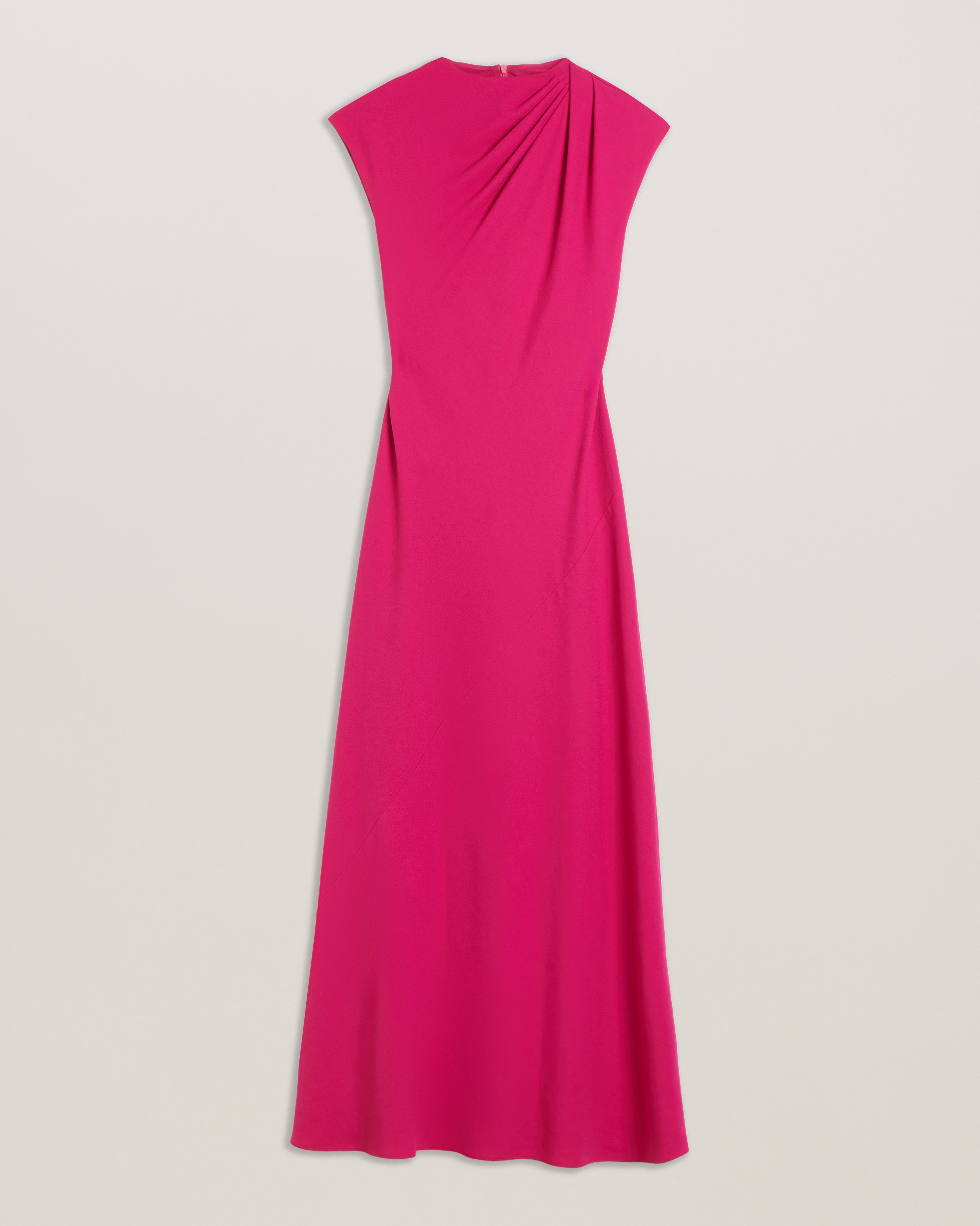 Women's Ereas-Drape Detail Slip Maxi Dress Pink