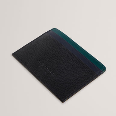 GRAYTON: Stripe Leather Cardholder