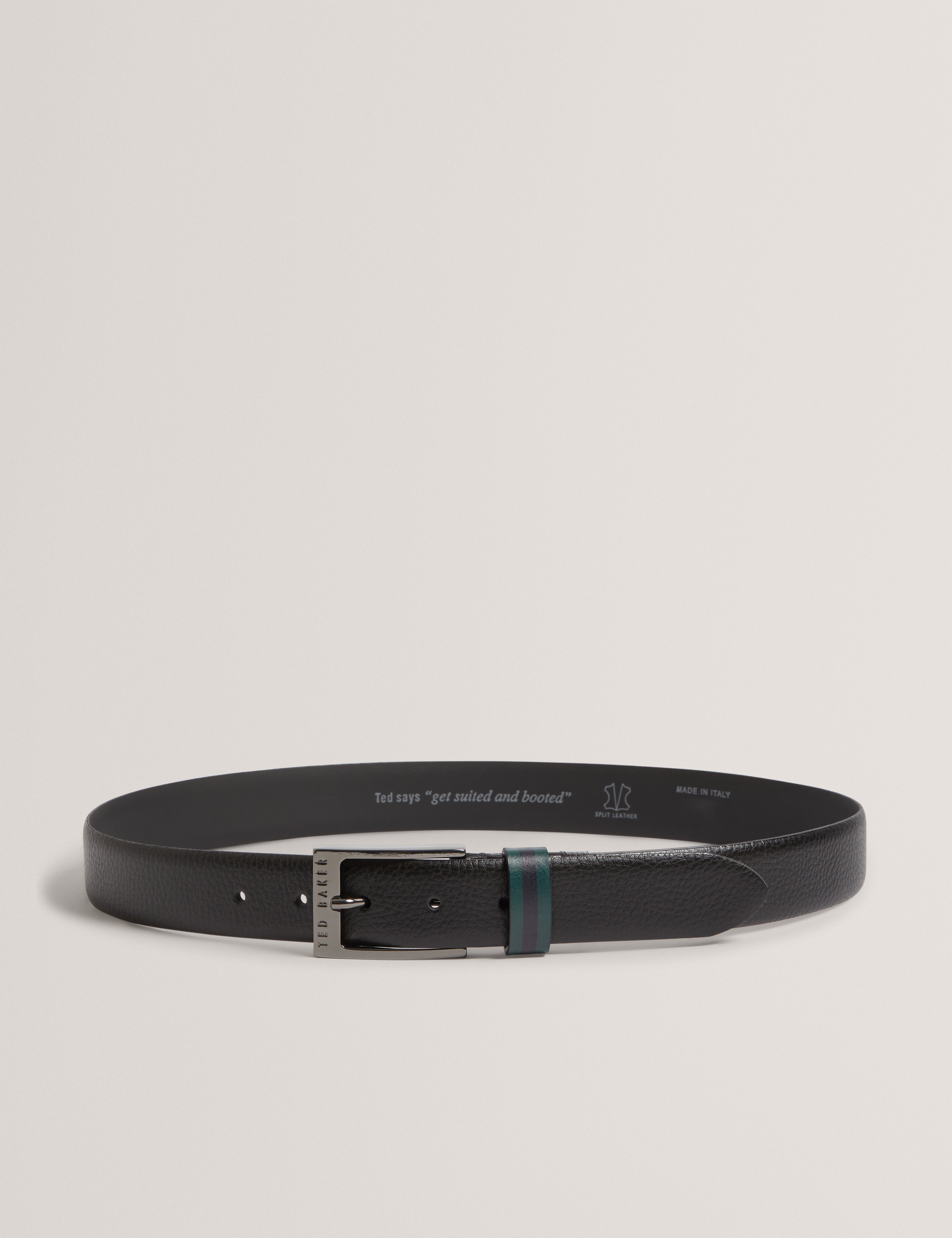 Kendon-Stripe Leather Belt