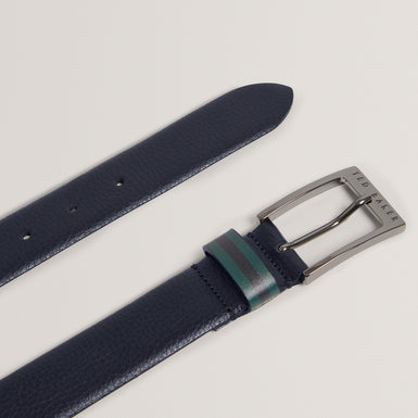 Kendon-Stripe Leather Belt