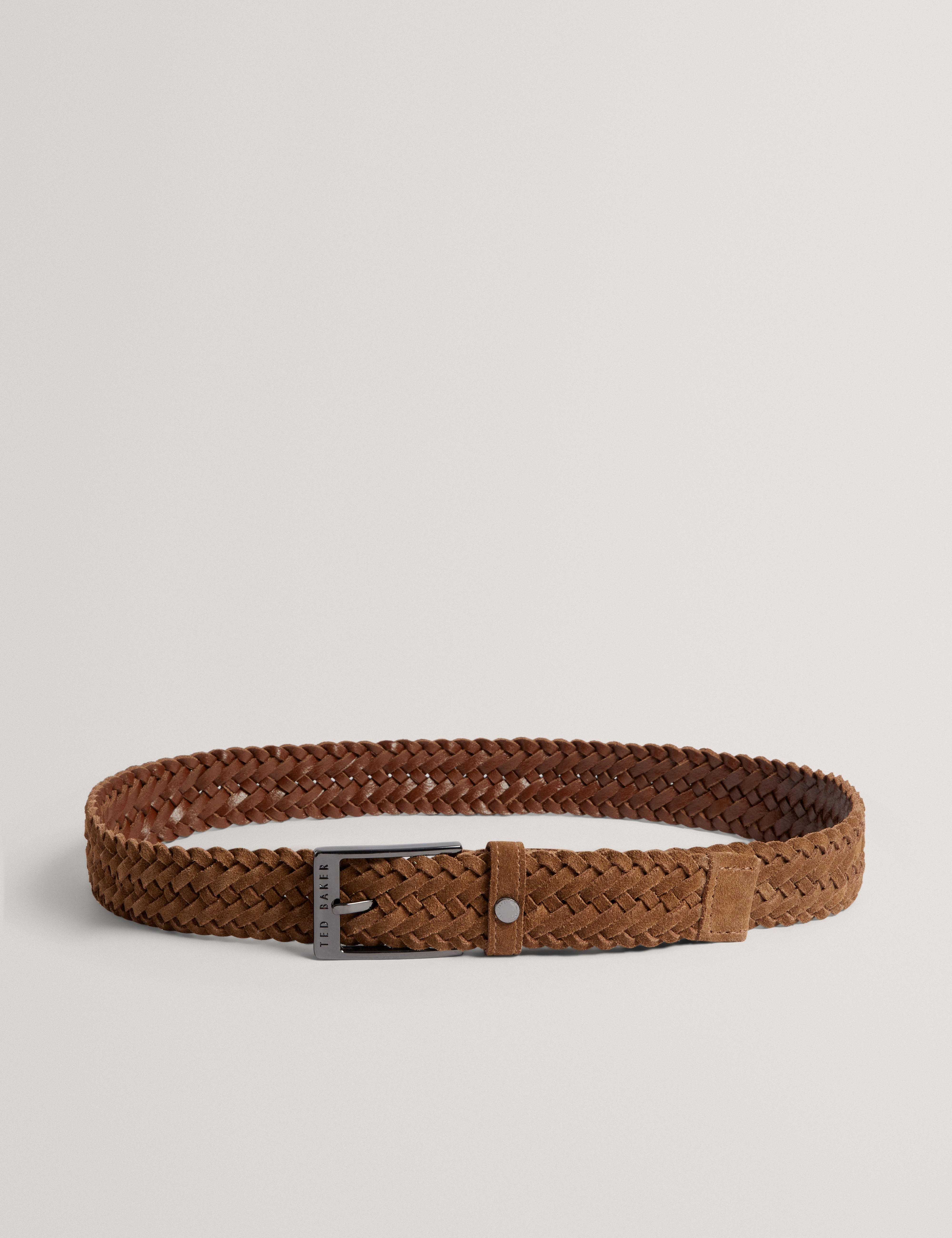 Men's BRAIDON-Braided Suede Belt