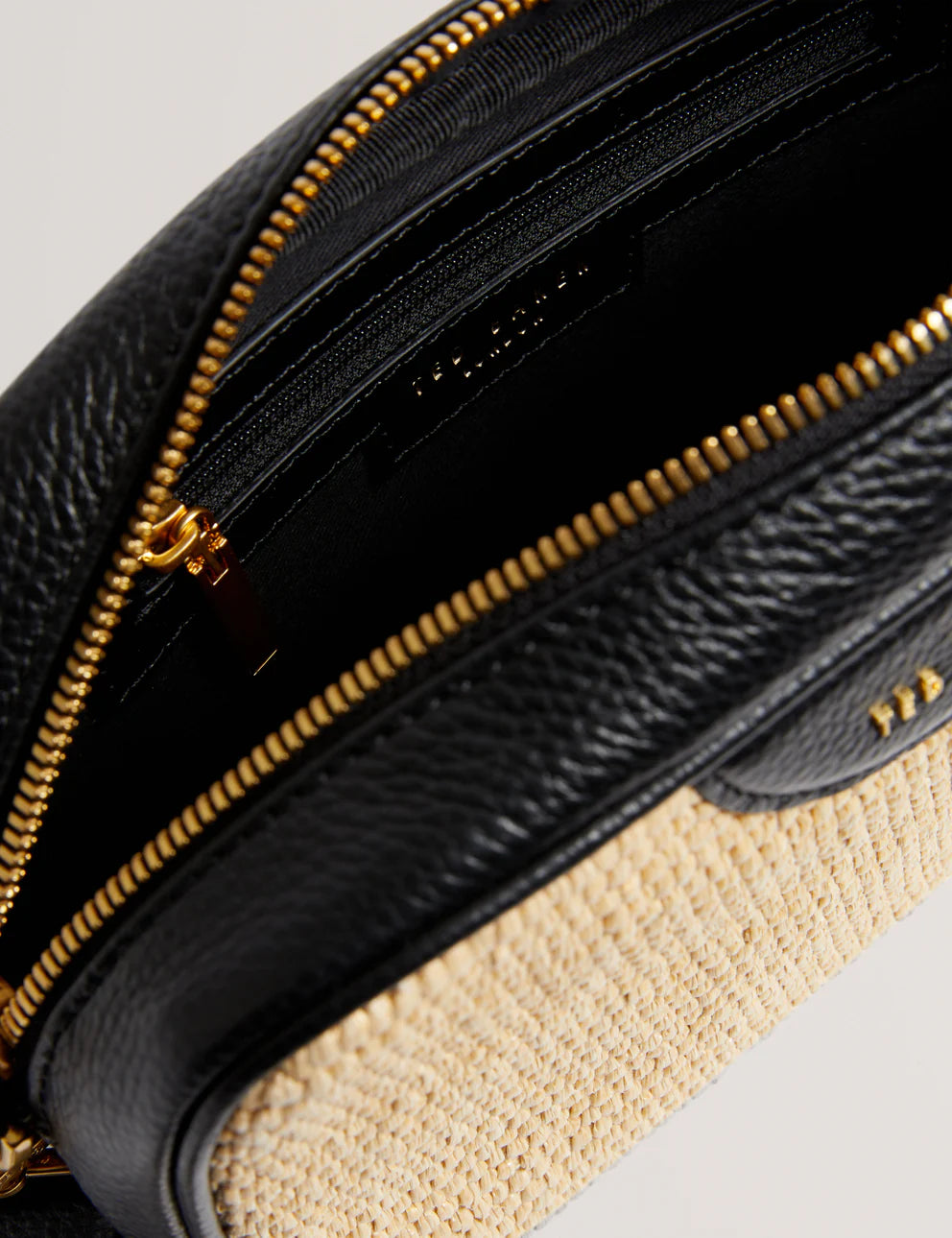 Women's BARDAS-Webbing Faux Raffia Crossbody Bag