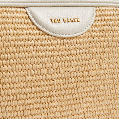 Women's BARDAS-Webbing Faux Raffia Camera Bag