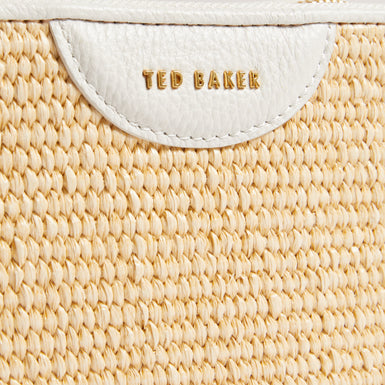 Women's BARIA-Mini Webbing Faux Raffia Camera Bag