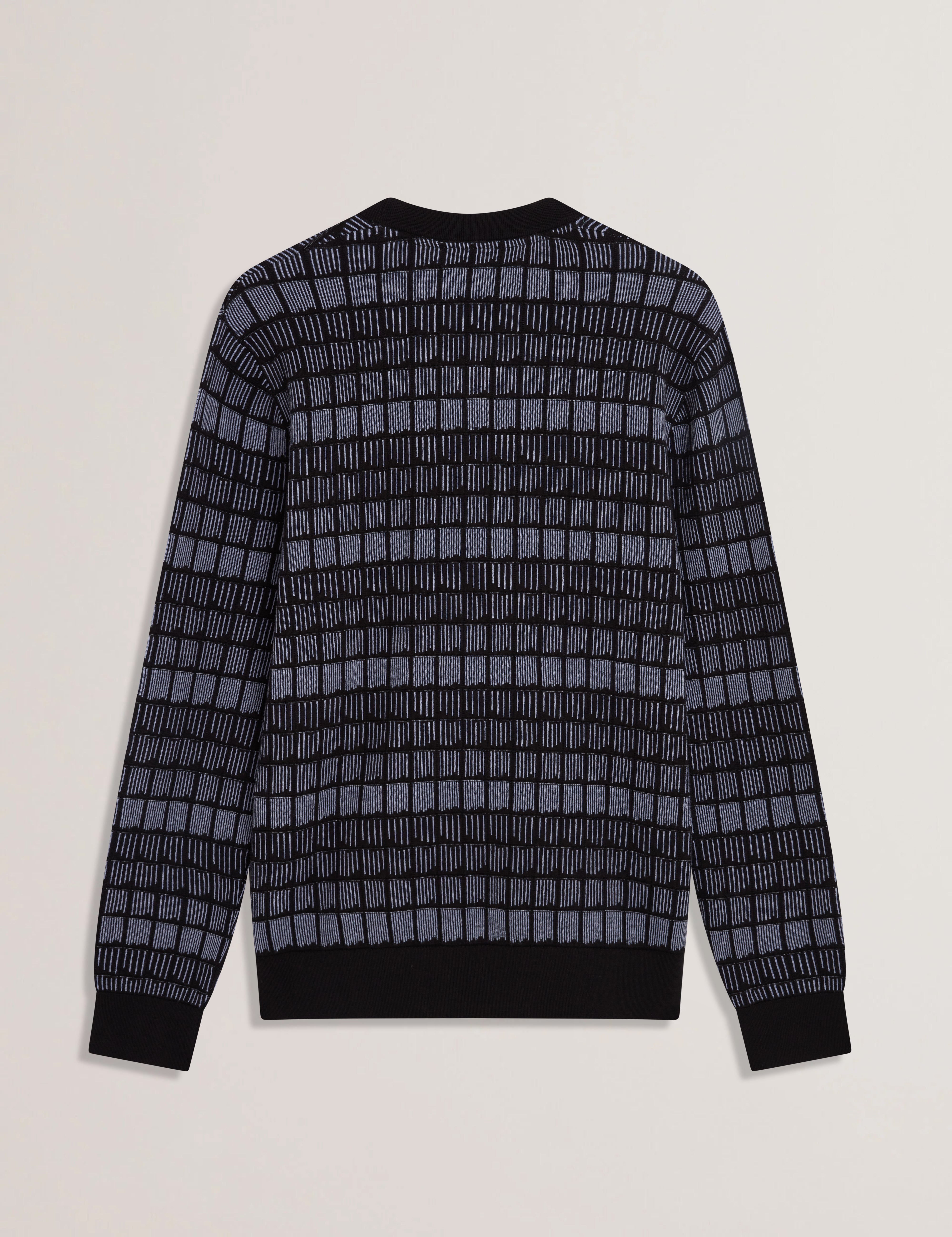 OSBURN: Regular Fit Jacquard Crew