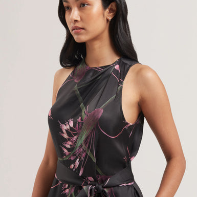 Women's BECKKIE-Printed Wide Leg Jumpsuit