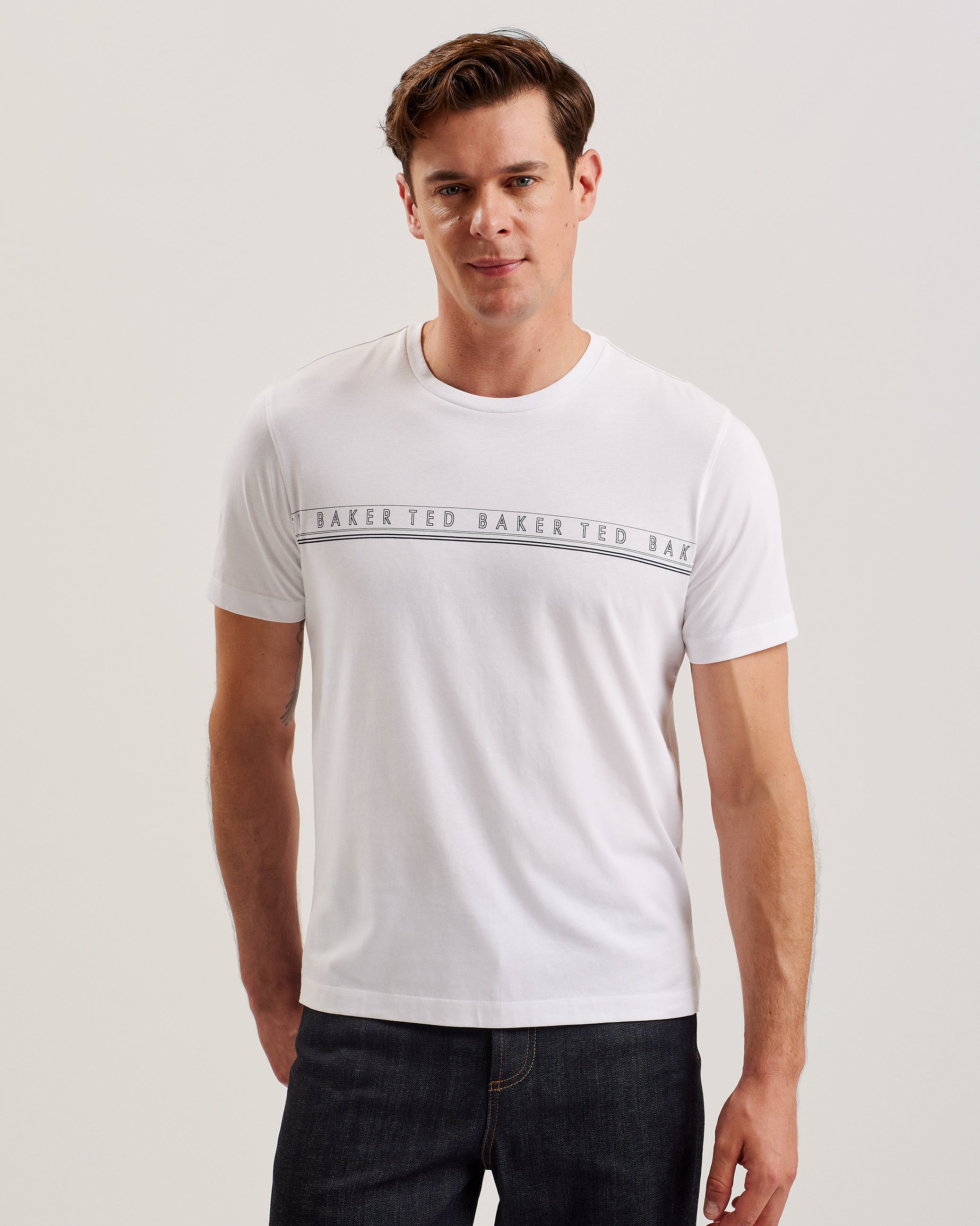 Men's Portra-Ss Branded T-Shirt White