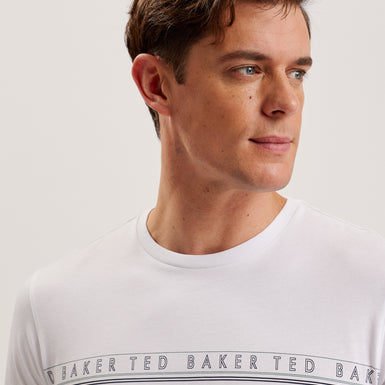 Men's Portra-Ss Branded T-Shirt White