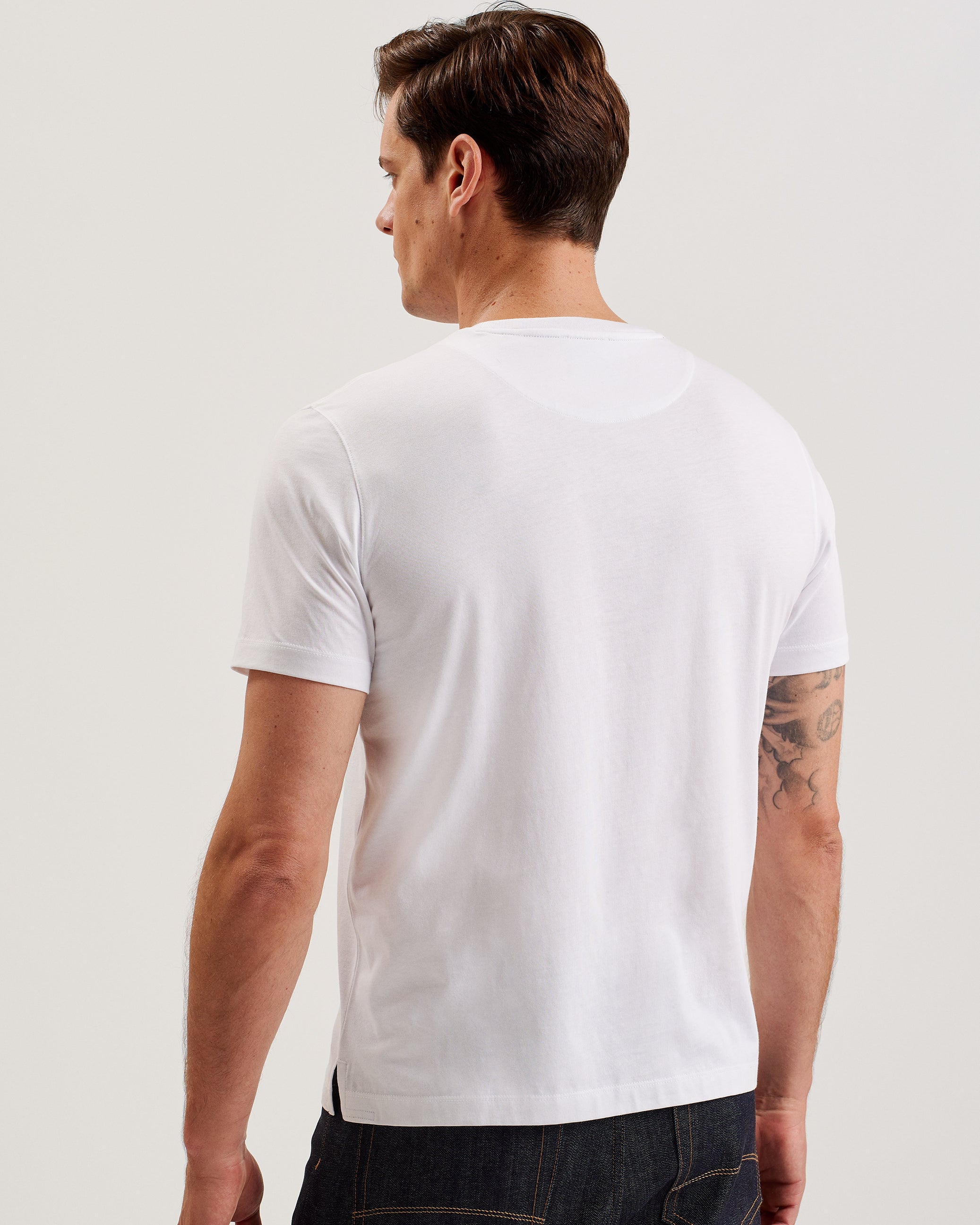 Men's Portra-Ss Branded T-Shirt White