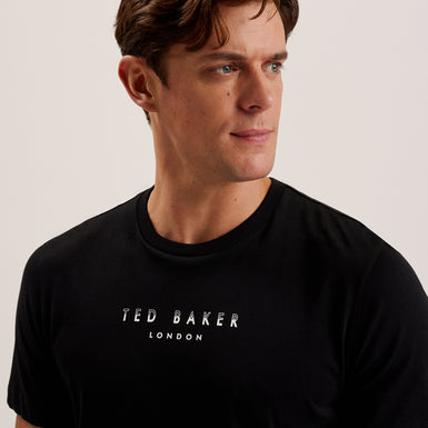 Men's Fueira-Ss Branded T-Shirt Black