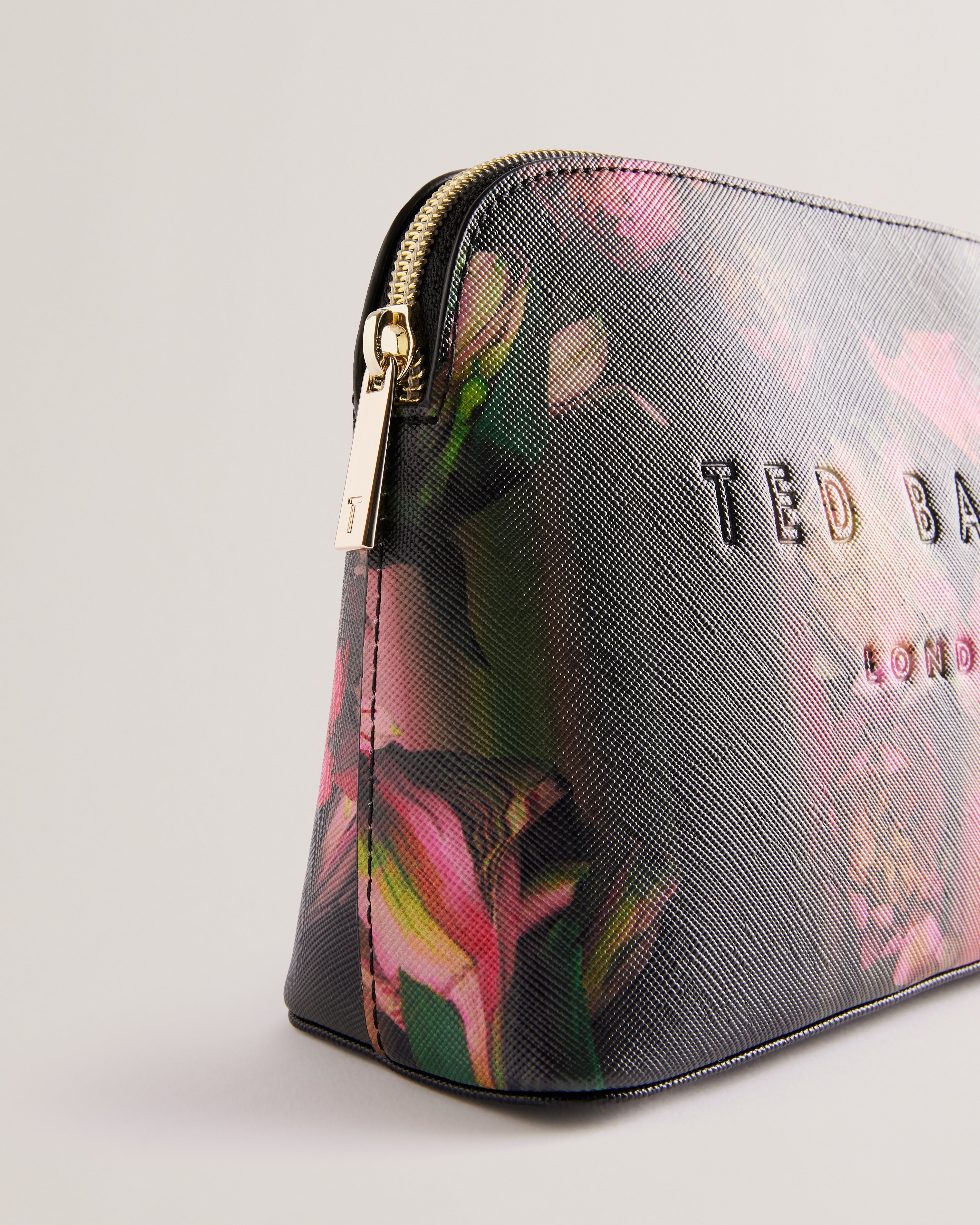 Women's Safini-Printed Icon Makeup Bag Black