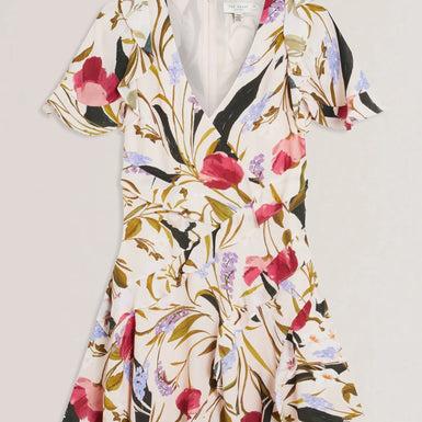 Women's ISSIIA-Frill Detail Mini Dress