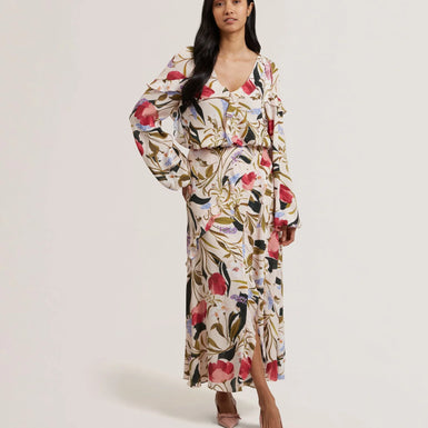 Women's MINASA-Frill Detail Long Sleeve Blouse