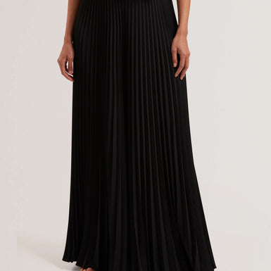 Women's HARYX-Pleated Wide Leg Crepe Trouser