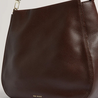 Women's WILLDA-Branded Webbing Leather Hobo Bag