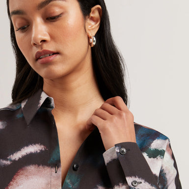 Women's TROPIZA-Printed Oversized Boyfriend