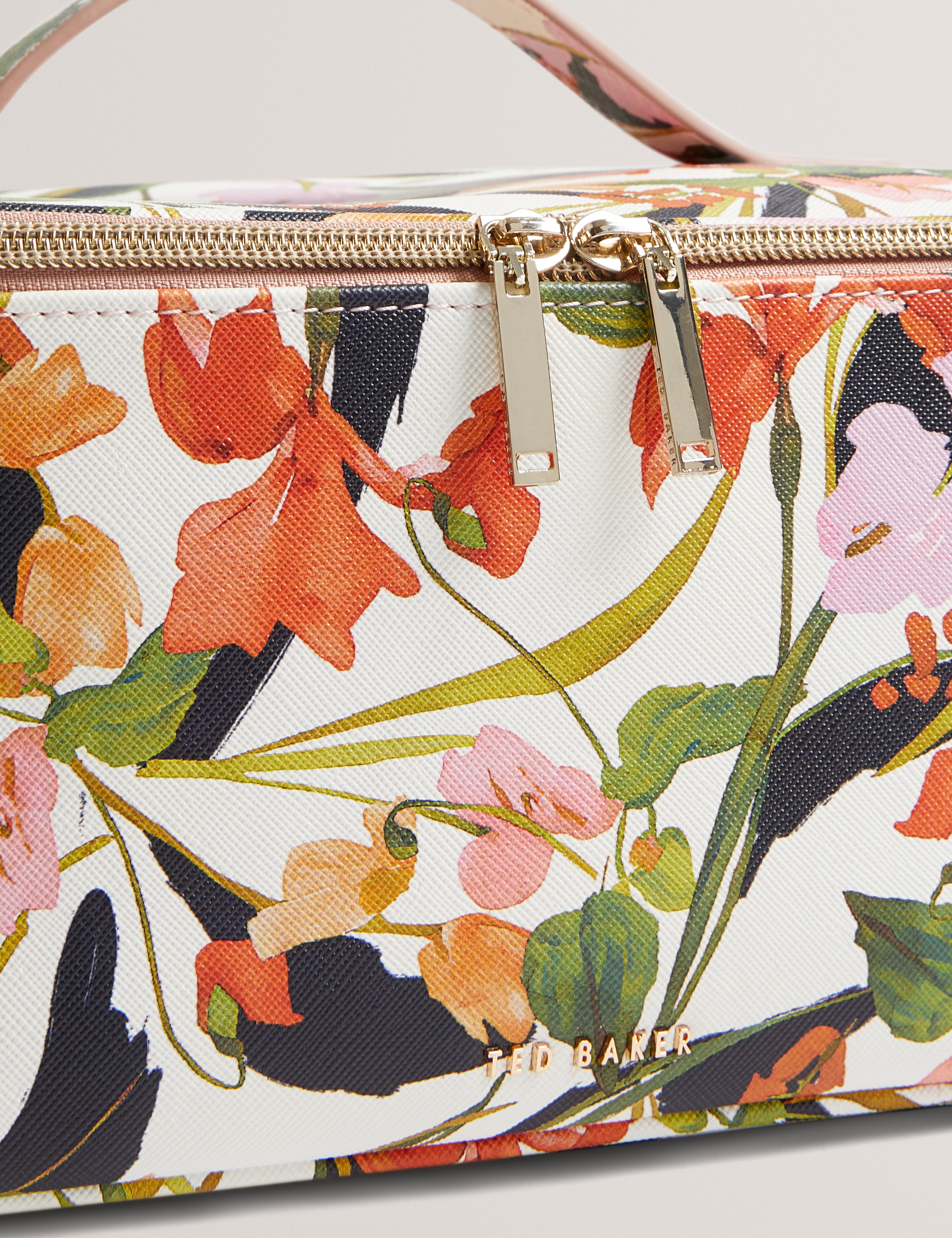 LOUISII: Floral Printed Large Top Han