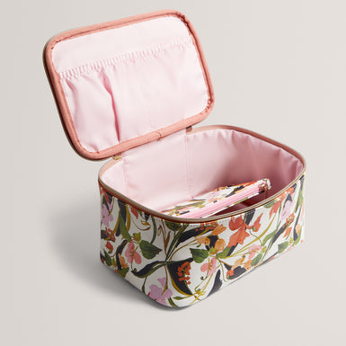 LOUISII: Floral Printed Large Top Han