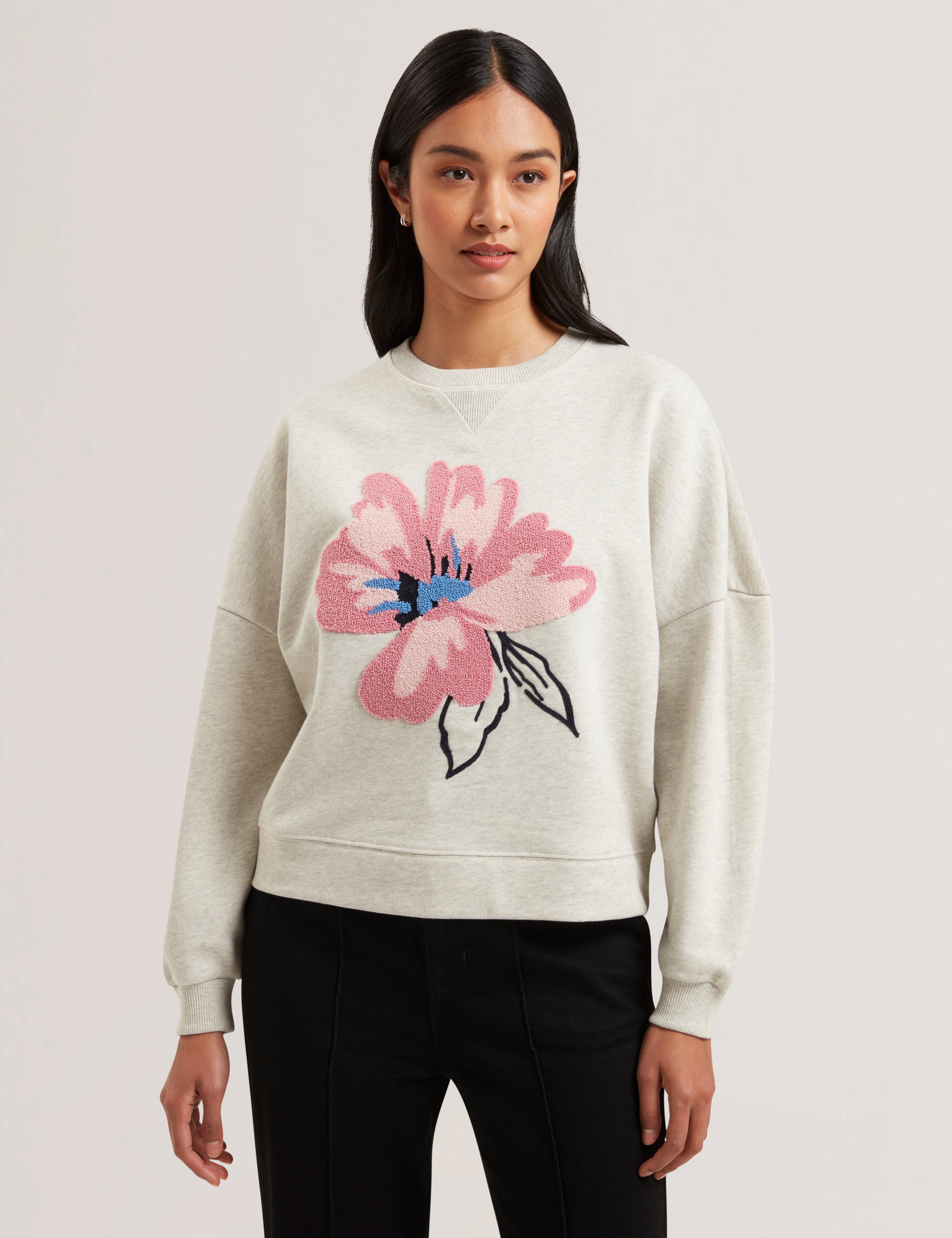 Women's VIENAA-Floral Sweatshirt