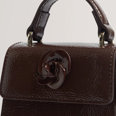 Women's ROUSET-Rose Detail Mini Leather Bag