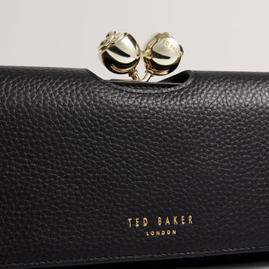 Women's ROOSALI-Rose Detail Leather Large Bobble Purse