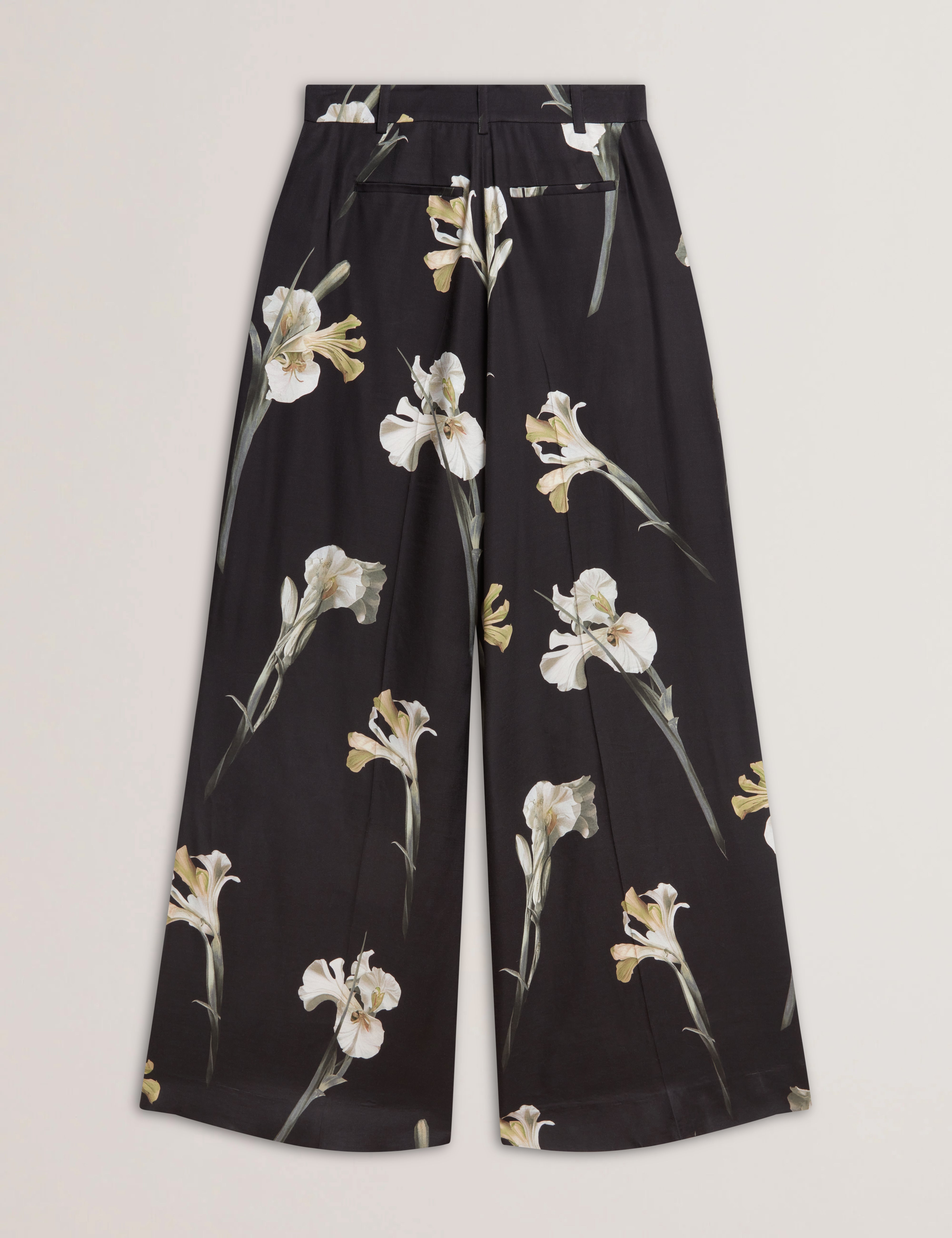 Womens HAYDIE-Printed Wide Leg Trouser