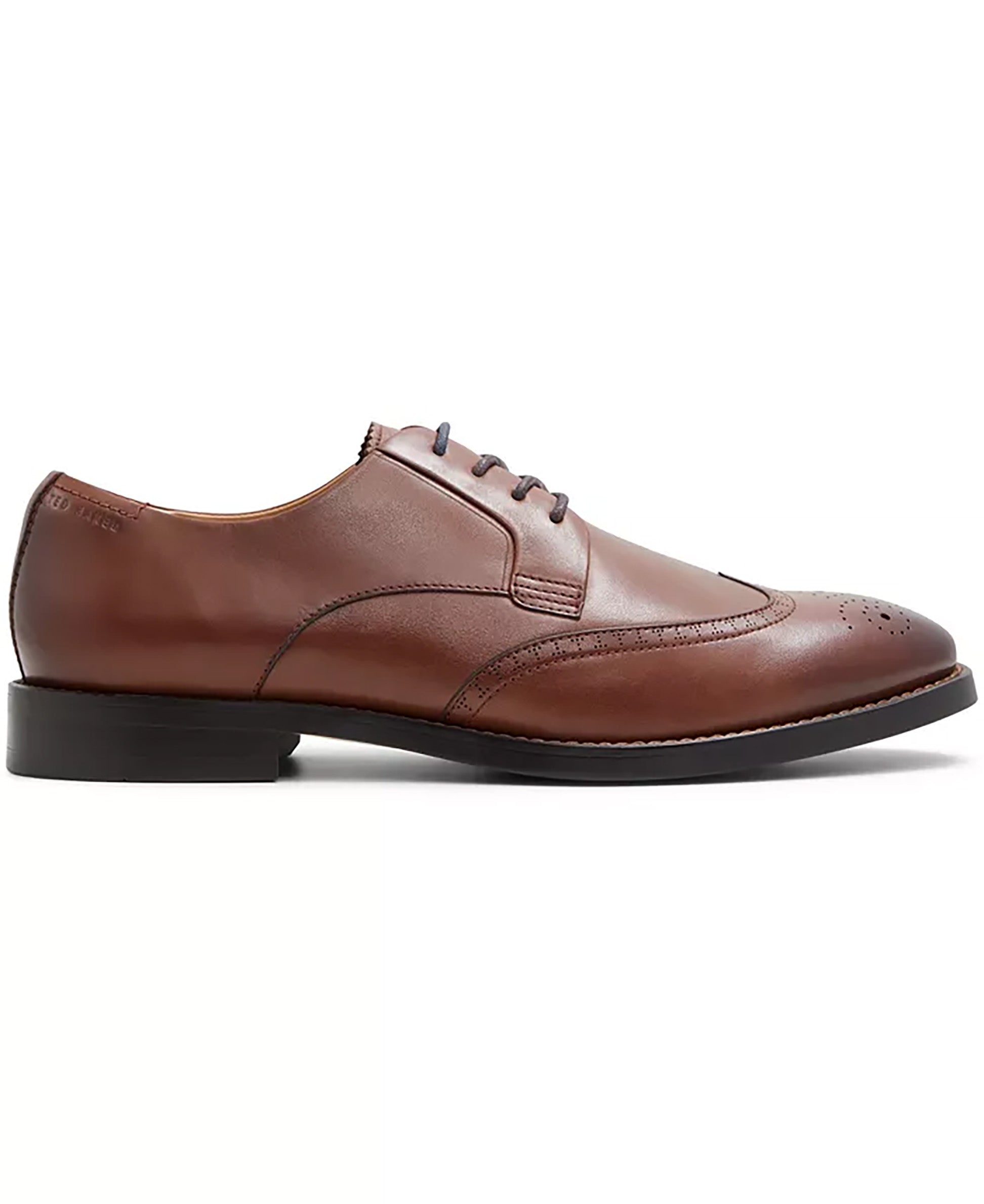 Men's Hacknie-Wing Tip Dress Shoe Tan
