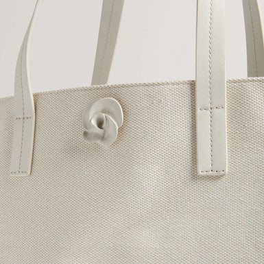 Women's AUDOS-Canvas Rose Hardware Tote Bag