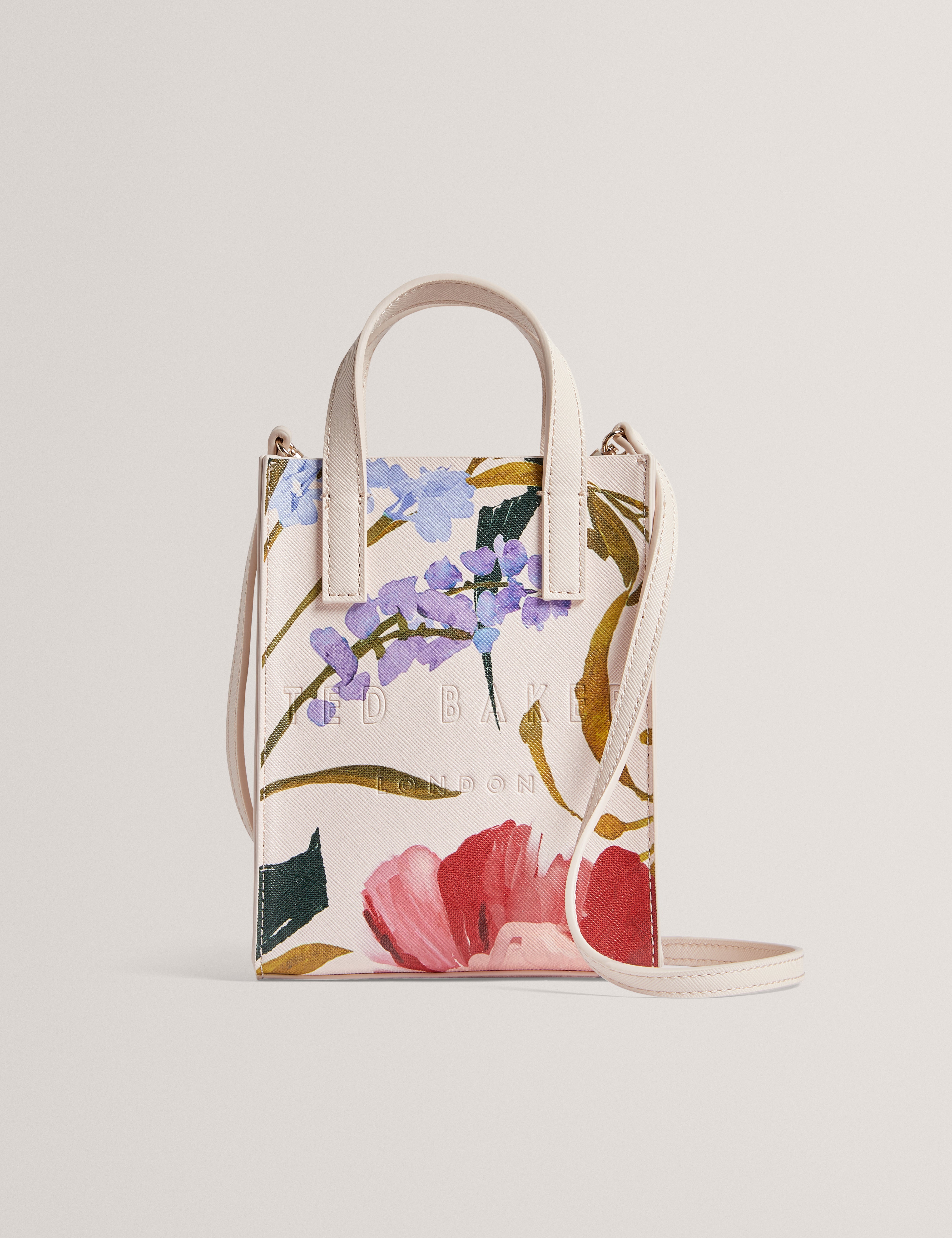Womens PAISLLI-Floral Printed Nano Icon Bag