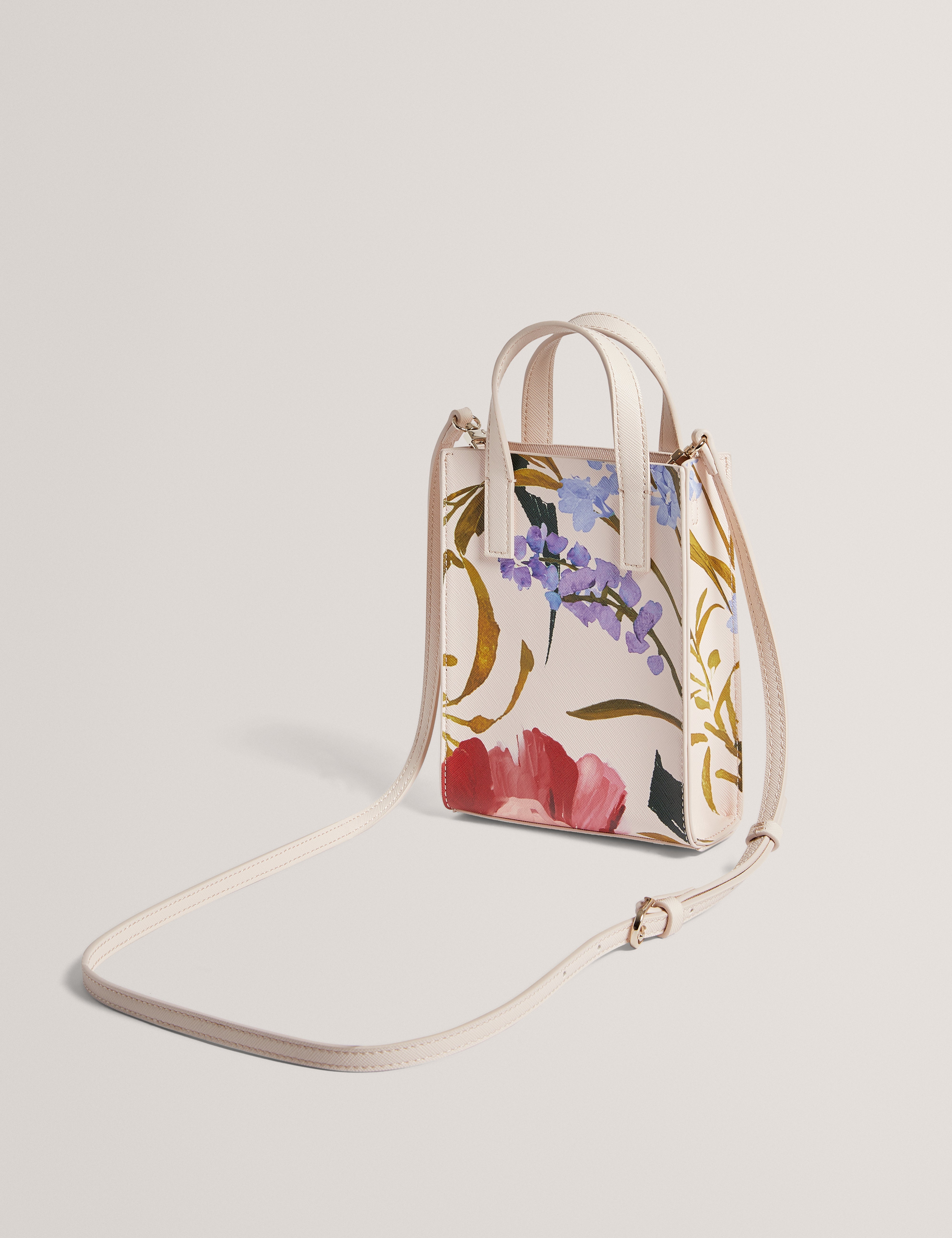 Womens PAISLLI-Floral Printed Nano Icon Bag